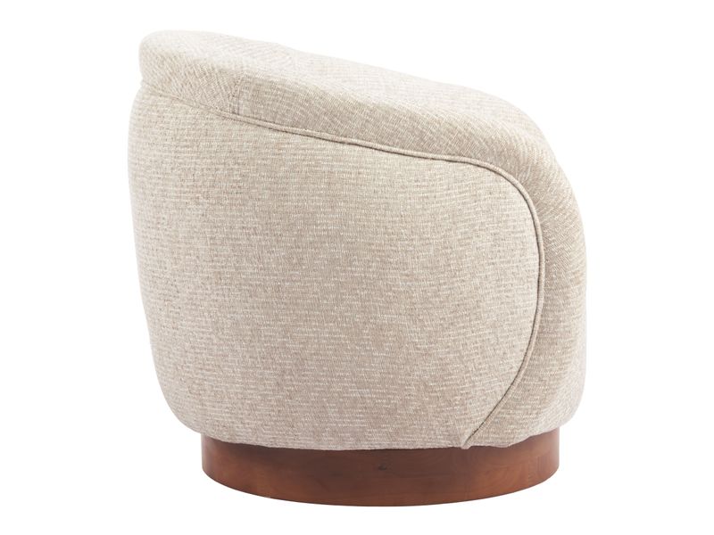 Vinta Swivel Chair Beige 3