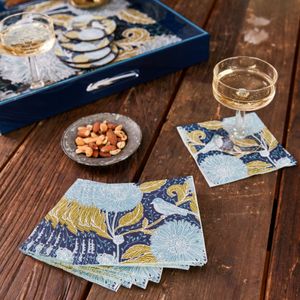 Chrysanthemum Bird Paper Cocktail Napkins (Pack of 25) 4