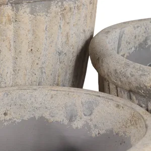 DREW SET OF 3 TAN PLANTER 13 (IN) 7