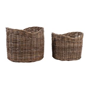 EDGESHAW SET OF 2 BROWN STORAGE 17 (IN) 3