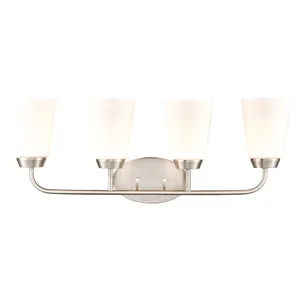 Winslow 28'' Wide 4-Light Vanity Light - Brushed Nickel 1