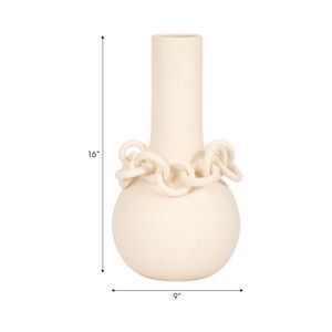 ORIONLAND IVORY VASE 16 (IN) 9
