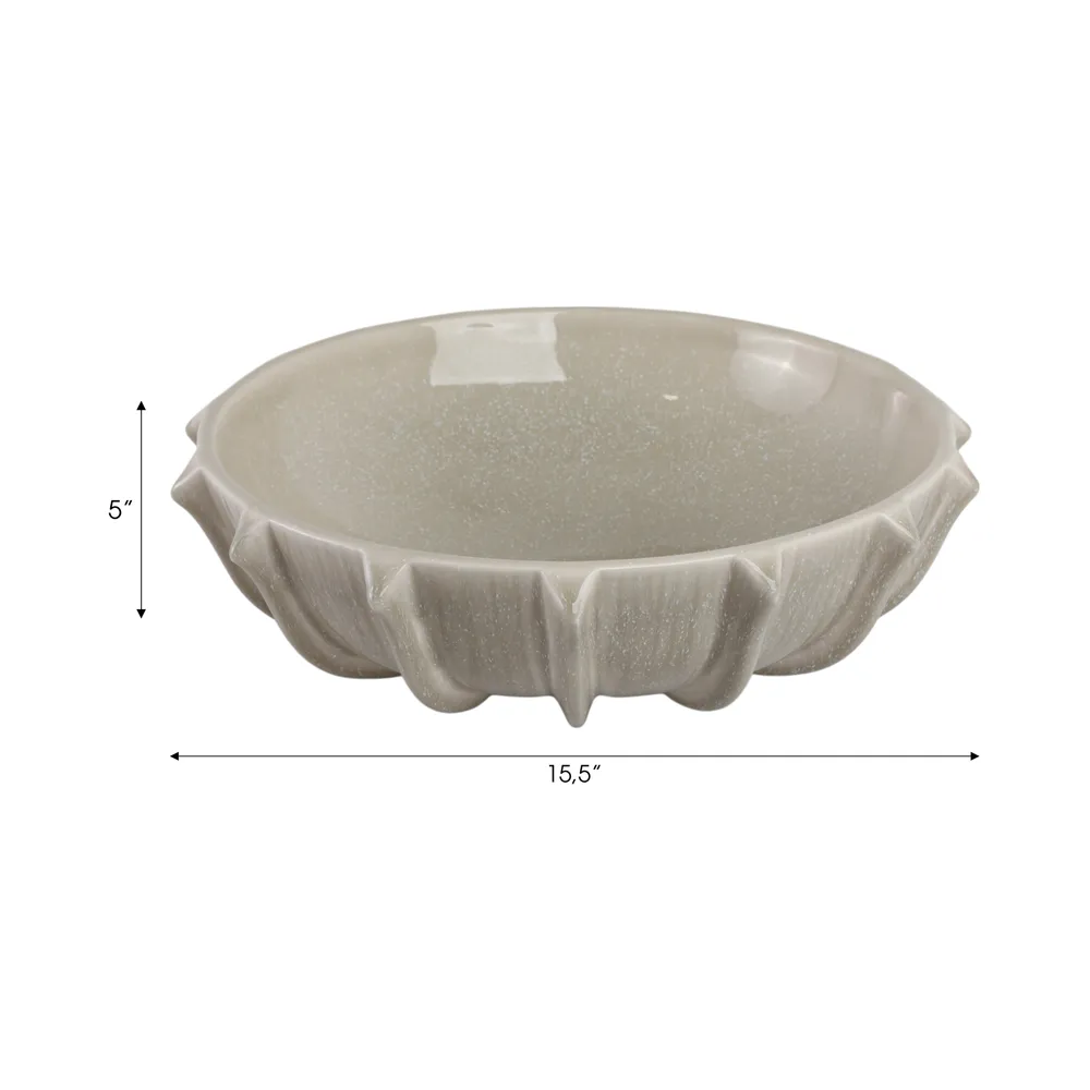 DREWGATE TAUPE BOWL 5 (IN)