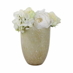 GORTONMOOR GREEN GLASS VASE 9 (IN) 3