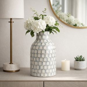 DARRENROSE IVORY VASE 16 (IN) 13