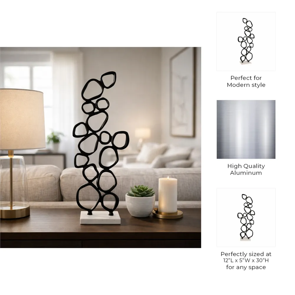 DECKERVALE BLACK DECOR 30 (IN)