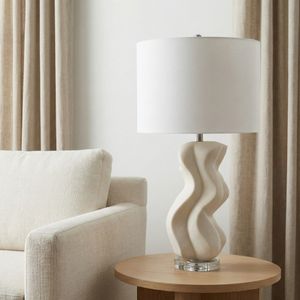SLATECROSS WHITE LAMP 28 (IN) 2