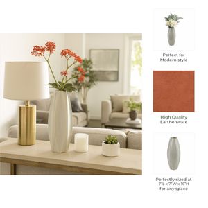 EMMETTON GRAY VASE 16 (IN) 10