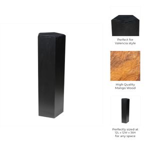 CADENSIDE BLACK TABLE 36 (IN) 11