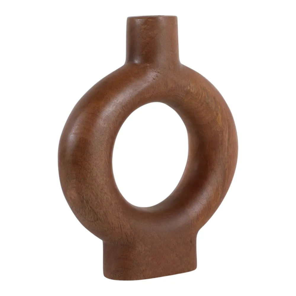 DRAPERWELL BROWN VASE 10 (IN)