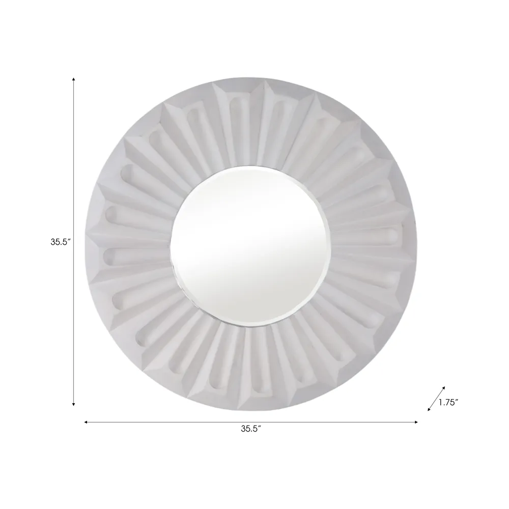 CADENMORE IVORY MIRROR 36 (IN)