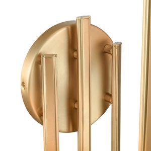 Caroline 28'' High 3-Light Left Sconce - Brushed Gold 6