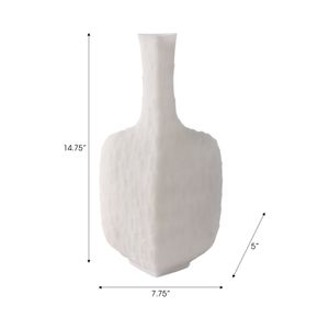 DOVERWORTH WHITE VASE 15 (IN) 9