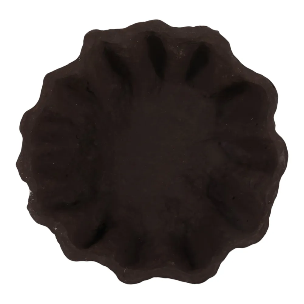 HADFIELDOAK BROWN BOWL 4 (IN)