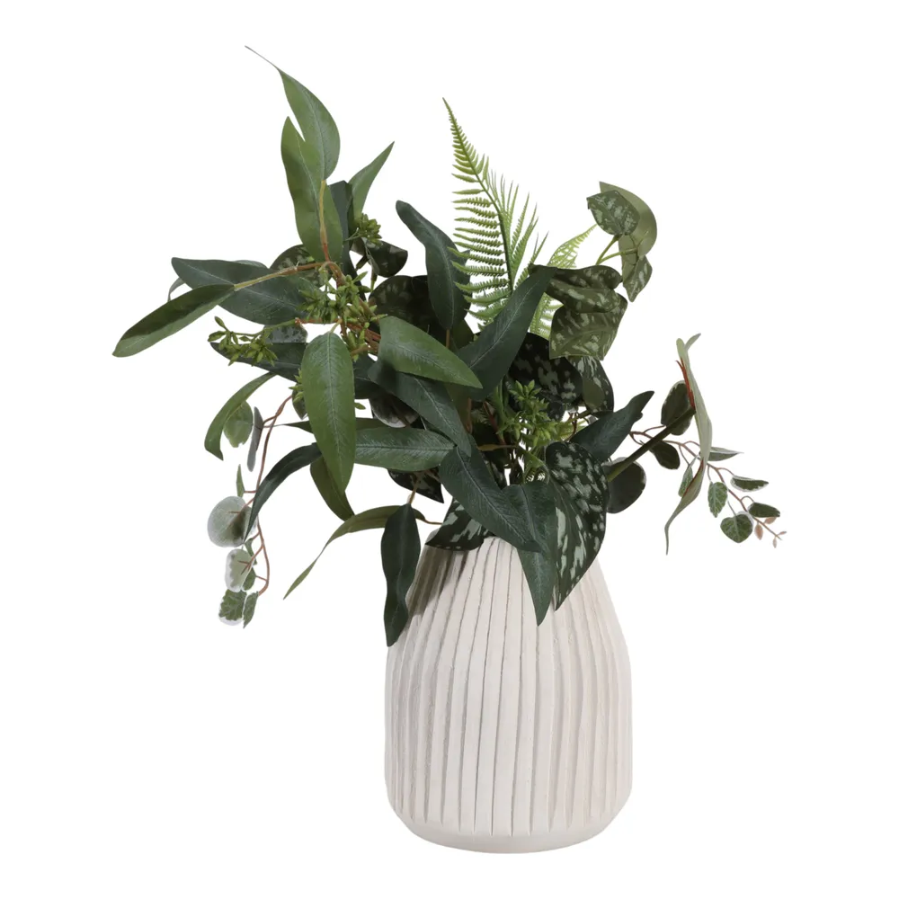 WESTONGATE WHITE VASE 9 (IN)