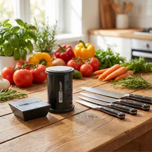 AccuSharp 2-Stone Rolling Knife Sharpener - Black 5