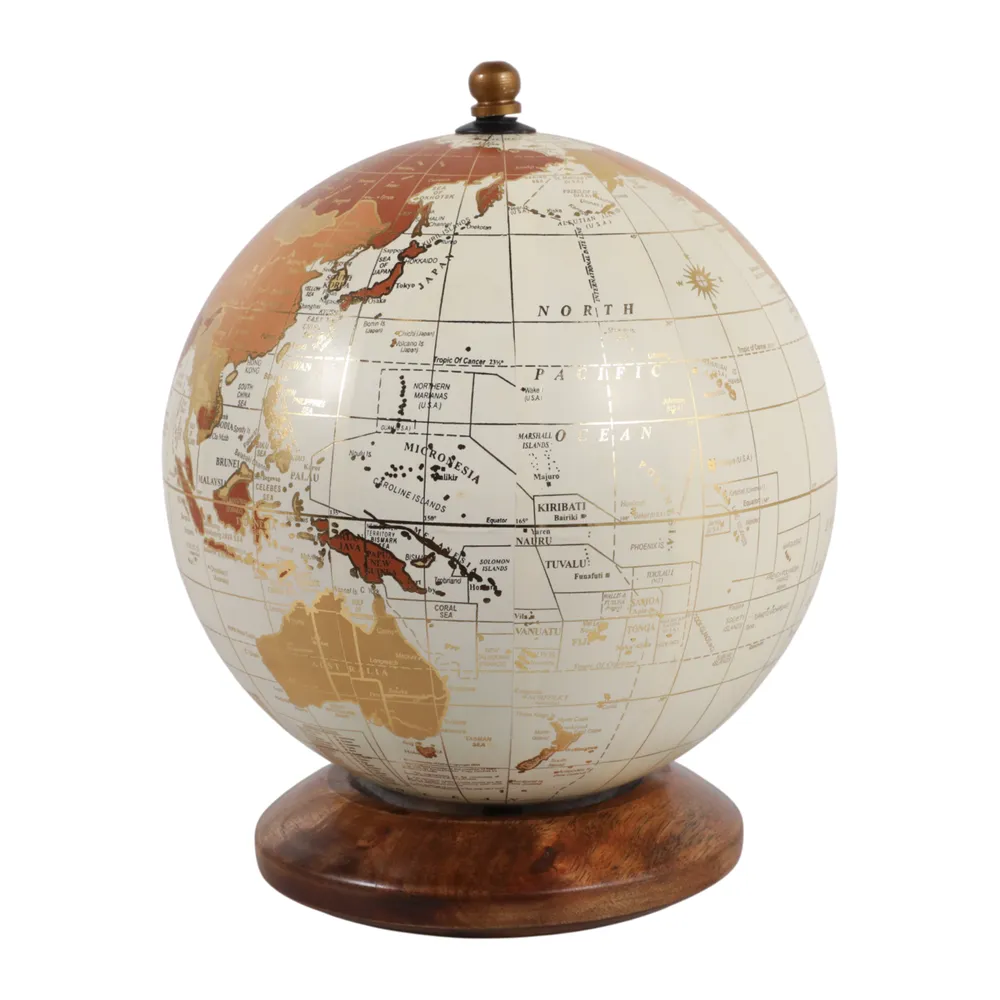 KNOXBEACH BRONZE GLOBE 10 (IN)