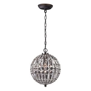 Ifrit 10.5'' Wide Outdoor Pendant - Dark Bronze 1