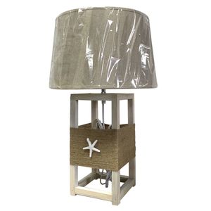 20-1/2" ROPE WRAPPED STARFISH LAMP 1