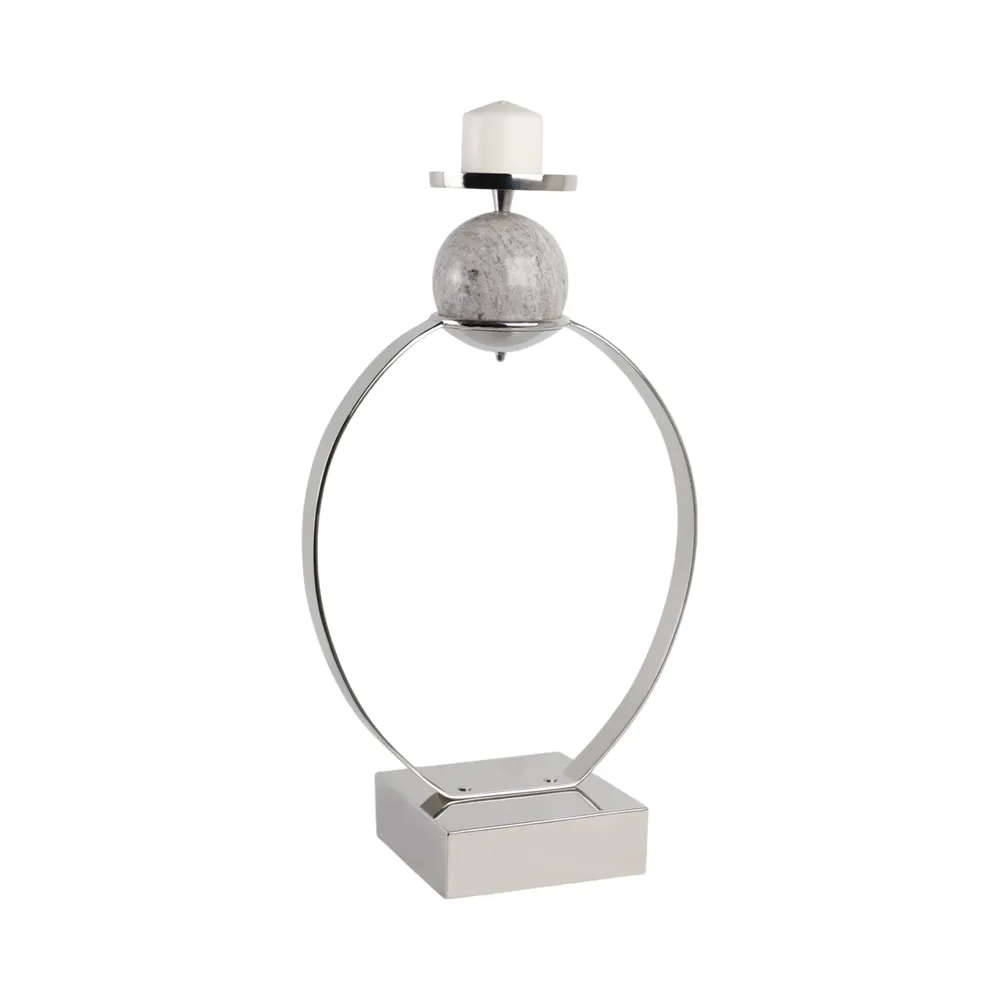 GRAYDONDALE SILVER CANDLE HOLDER 26 (IN)