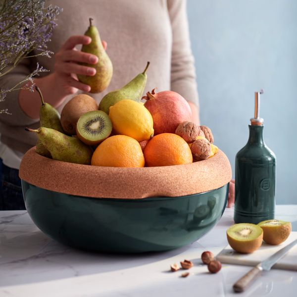 EMILE HENRY Large Storage Bowl, 6.5L/6.9qt, 14.2x14.2x6.1