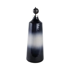 HADLEYHAM BLUE GLASS VASE 23 (IN) 4