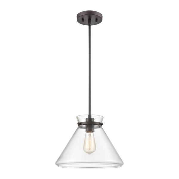 Mickley 12'' Wide 1-Light Mini Pendant - Oil Rubbed Bronze