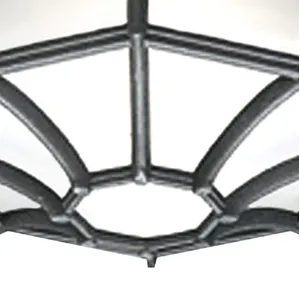 Cirque 10.5'' Wide 1-Light Outdoor Flush Mount - Black 2