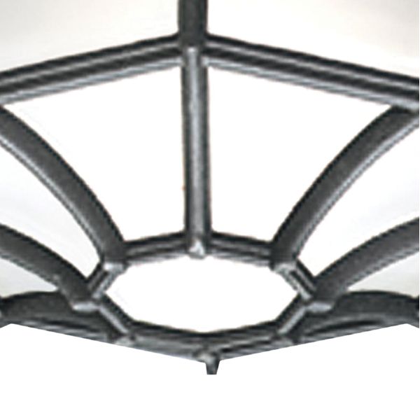 Cirque 10.5'' Wide 1-Light Outdoor Flush Mount - Black