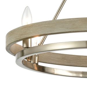 Ramsey 24'' Wide 6-Light Chandelier - Satin Nickel 2