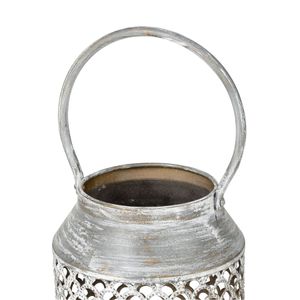 Rawmarsh Lantern - Small - Aged Silver 3