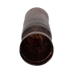 HAMDENWAY BRONZE GLASS VASE 18 (IN) 6