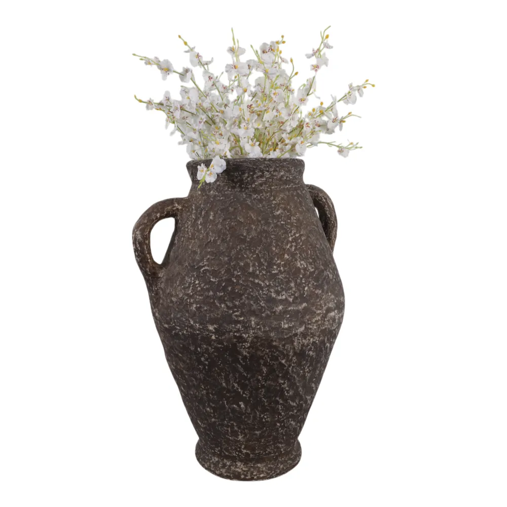 NATESTONE BROWN VASE 31 (IN)