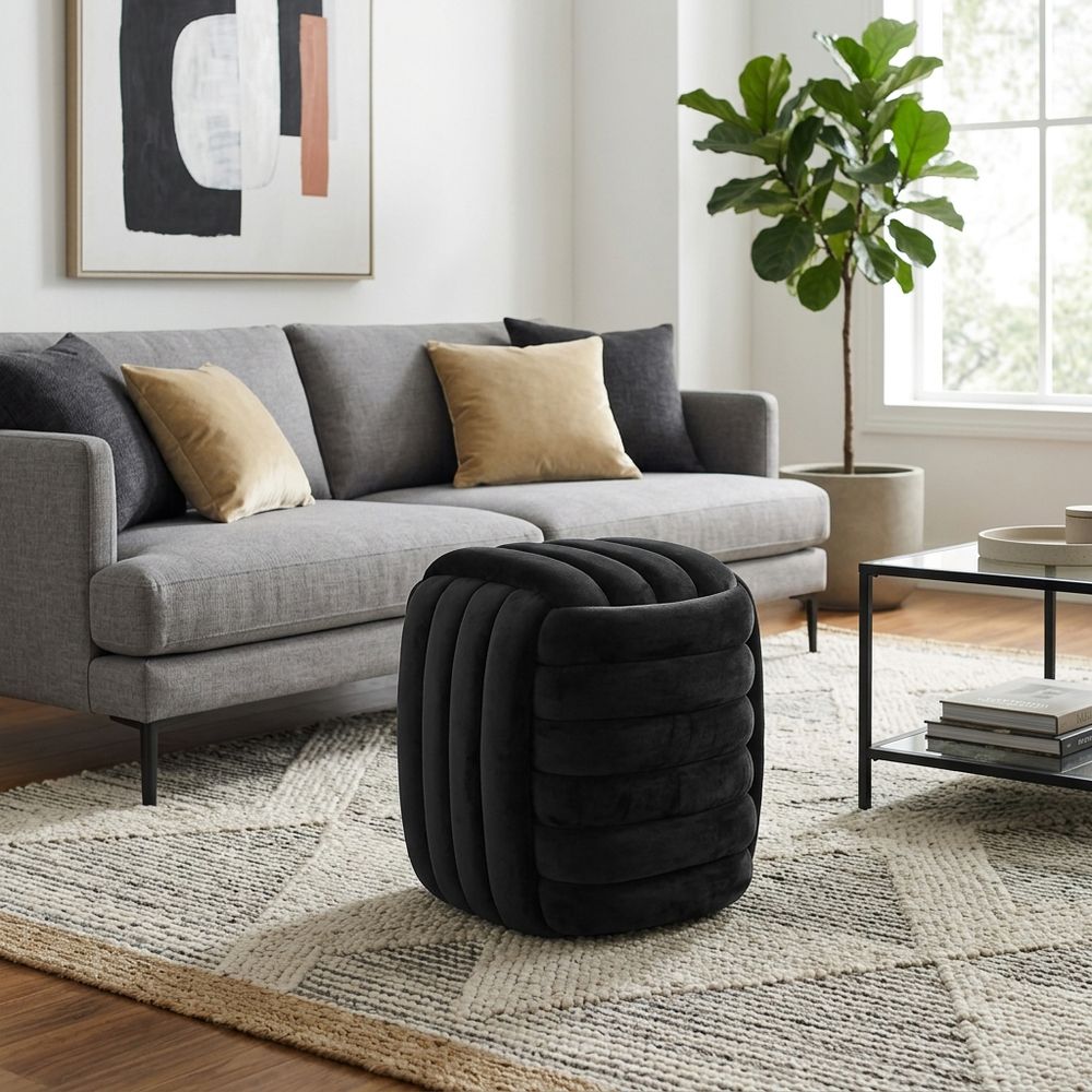 COLEOAK BLACK STOOL 19 (IN)