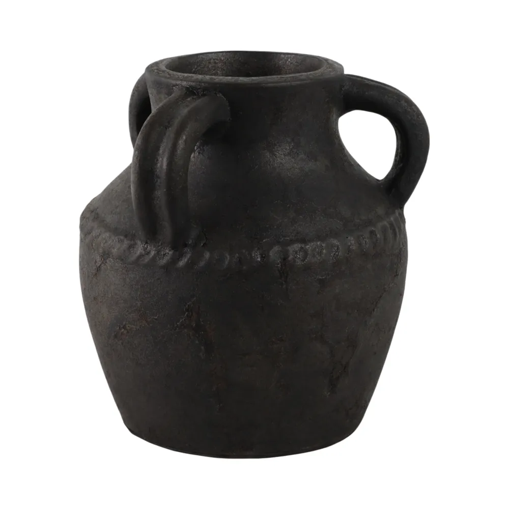 NOELWIND BLACK VASE 10 (IN)
