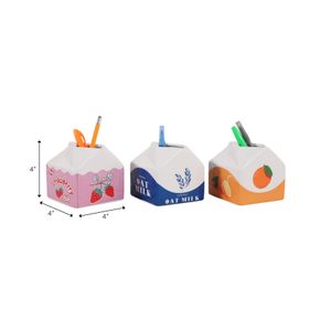 JORDANSIDE SET OF 3 PINK PENCIL CUP 4 (IN) 10