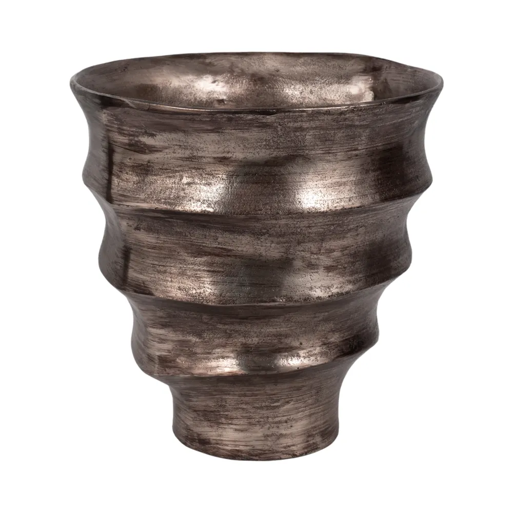 DASHSTONE SILVER VASE 13 (IN)