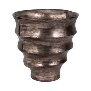 DASHSTONE SILVER VASE 13 (IN) 4