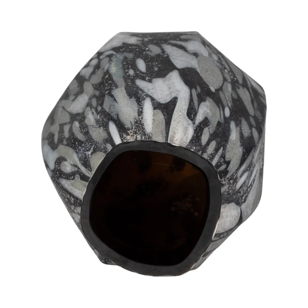 GAIGEMILL BLACK GLASS VASE 16 (IN)