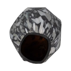GAIGEMILL BLACK GLASS VASE 16 (IN) 6