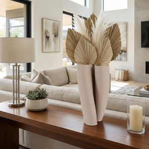 JADERIDGE IVORY VASE 14 (IN) 13