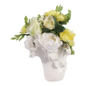 ALDERPORT WHITE VASE 7 (IN) 3