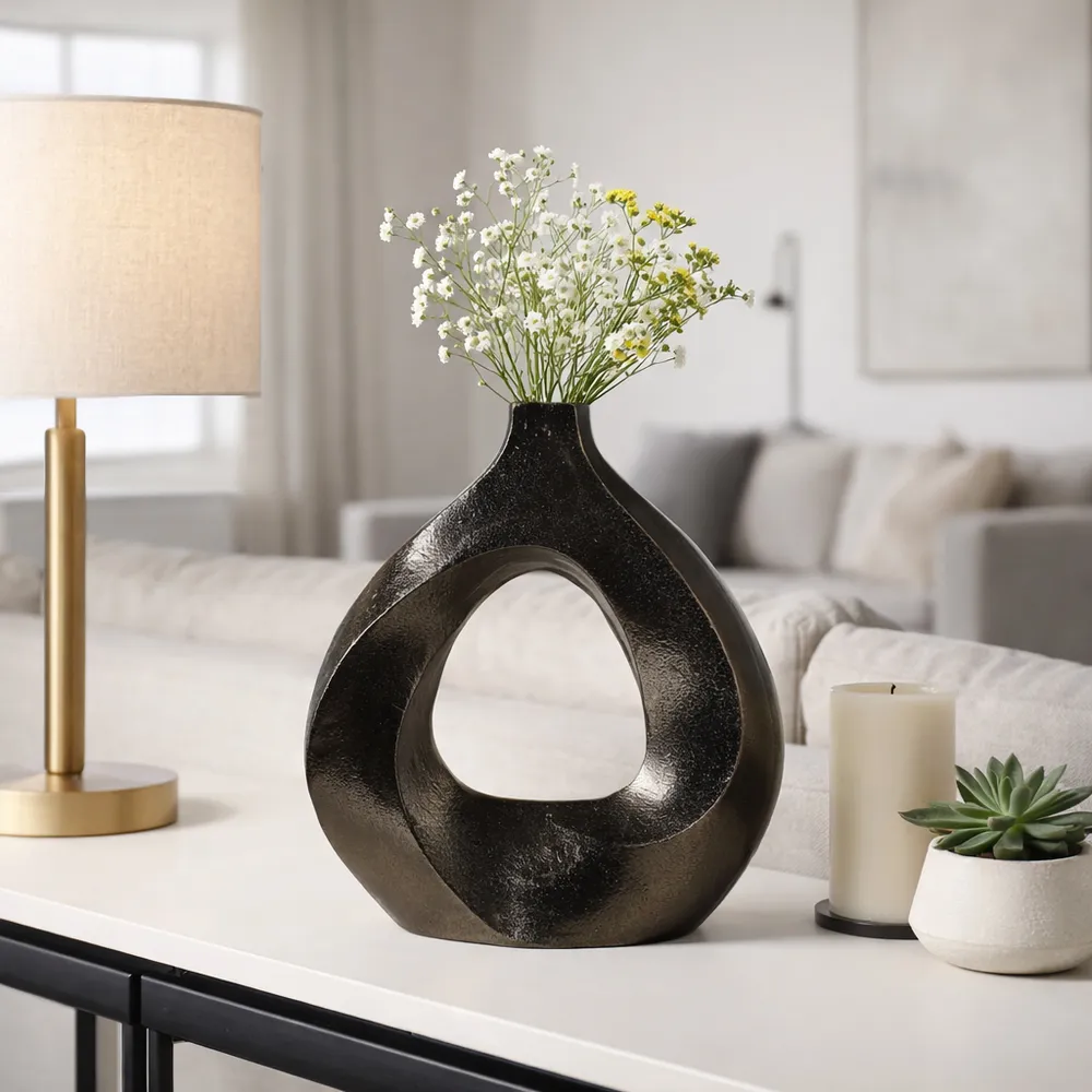 GRANGERROSE BRONZE VASE 11 (IN)