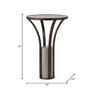 PARKERWORTH BRONZE TABLE 24 (IN) 8