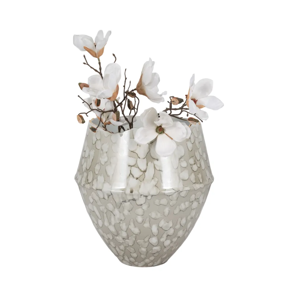 HANSONMILL GRAY VASE 17 (IN)