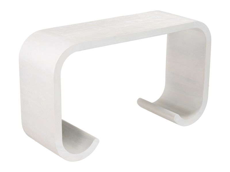 Dena Console Table Whitewashed 5