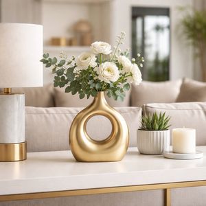 HARVEYVALE GOLD VASE 10 (IN) 11
