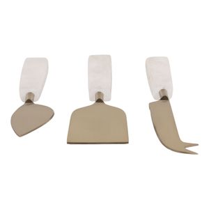 HAMMONDGATE SET OF 3 WHITE SERVEWARE 1 (IN) 6