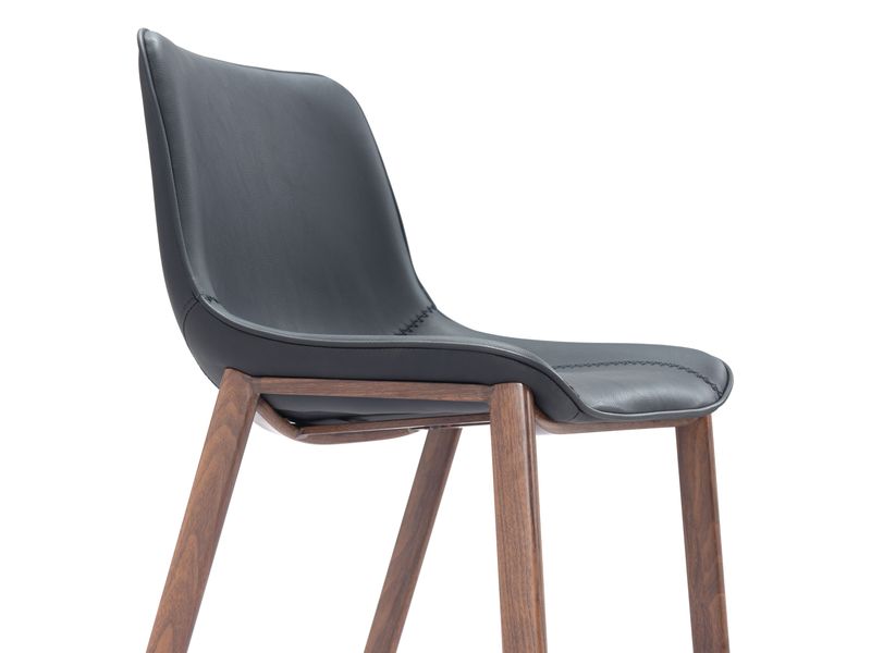 Magnus Barstool Black & Walnut 9