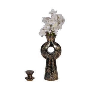 BARTONFIELD BROWN VASE 16 (IN) 3